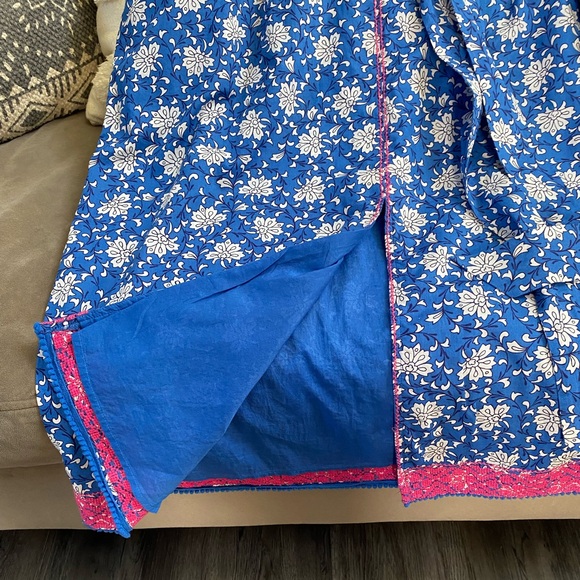 {J.Crew} Embroidered Caftan - Picture 4 of 10